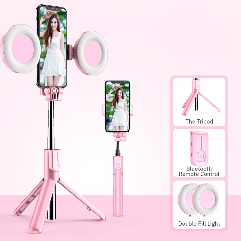 4 in 1 Wireless Bluetooth Compatible Selfie Stick